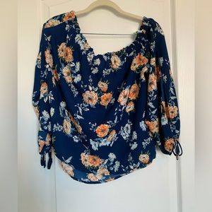 Off The Shoulder Floral Top
